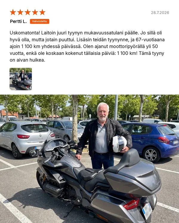 Vahvistettu asiakasarvostelu